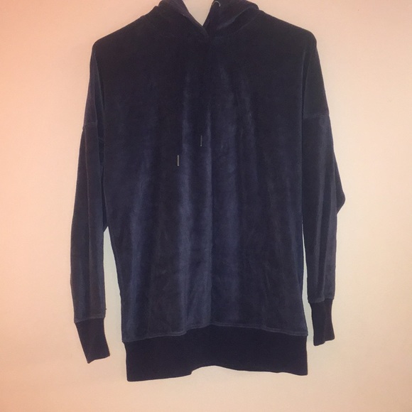 Size XS/S Purple Velour Hoodie - Picture 1 of 4